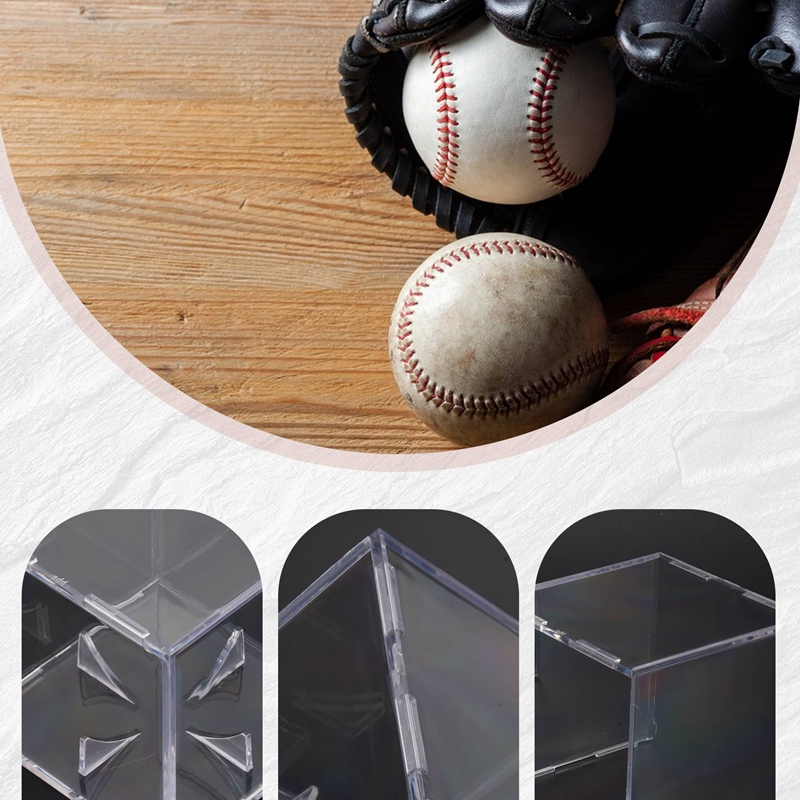 4Pcs Baseball Display Case,UV  - đánh giá và giá Display Case Acrylic