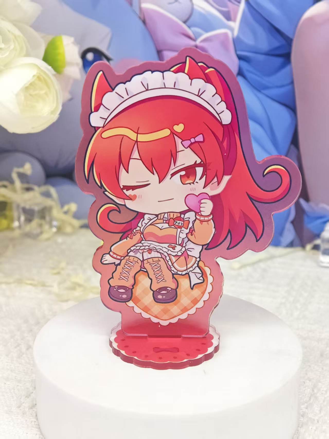 Iruma-kun Chibi Maid Style Acr - đánh giá và giá Figma Stand Set
