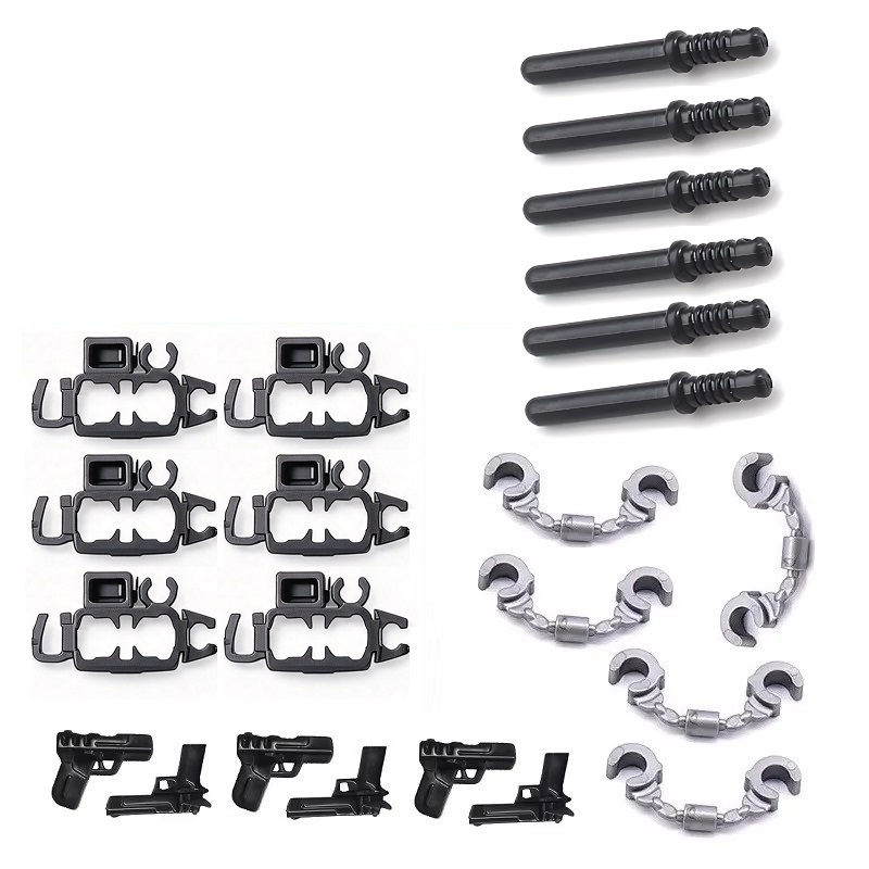 6PCS/SET US City Police Handcu - đánh giá và giá Lego Set Creator