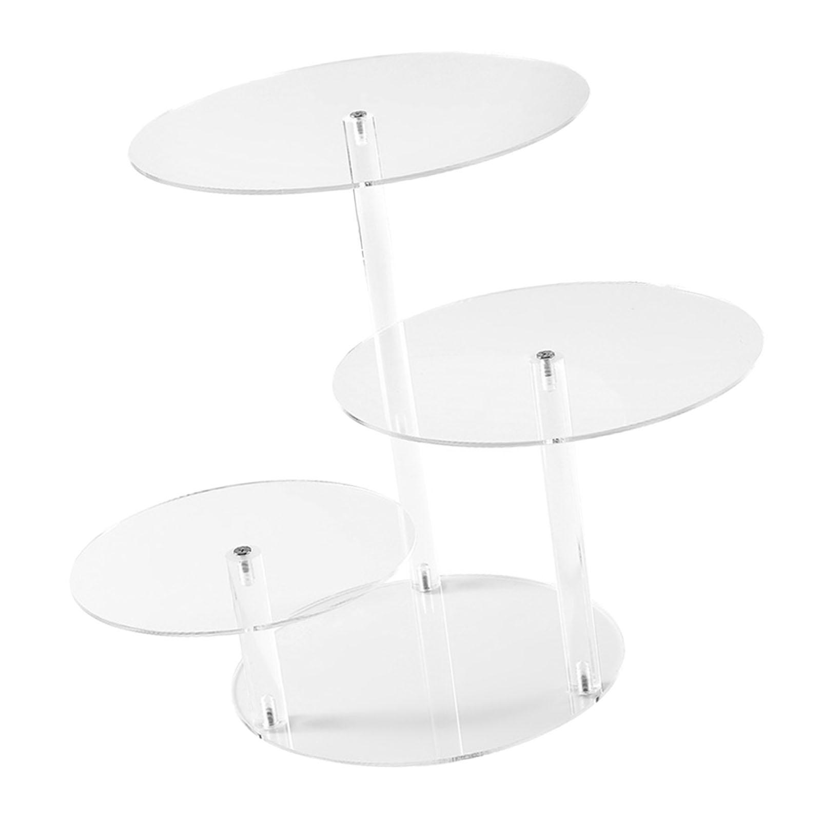 3 Tier Acrylic Cake Display St - đánh giá và giá Display Risers Set